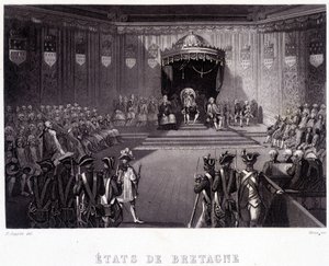 Die Versammlung der Generalstände der Bretagne und Vendée von French School