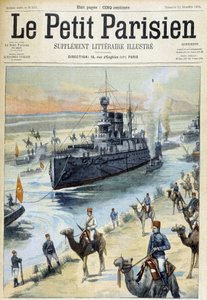 Das Baltische Geschwader durchquert den Suezkanal - in „Le Petit Parisien“ vom 11.12.1904 von French School