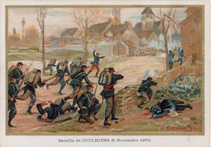 Die Schlacht von Coulmiers von French School