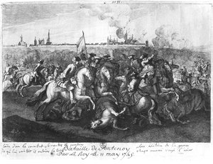 Die Schlacht von Fontenoy, 11. Mai 1745