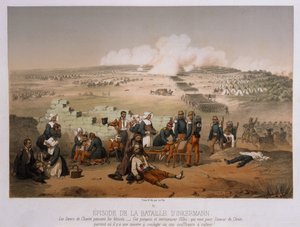 Die Schlacht von Inkermann am 5. November 1854, aus 