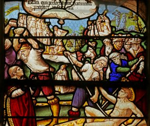 Die Seligpreisungen: Selig sind, die um der Gerechtigkeit willen verfolgt werden: Das Martyrium des hl. Stephanus und des hl. Laurentius