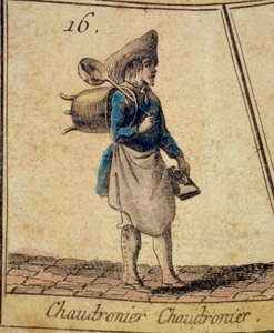 Der Kesselschmied (Detail) von French School