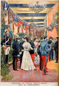 Das hundertjährige Bestehen der École Polytechnique: Ein Ball im Trocadéro, aus dem illustrierten Supplement von 