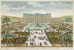 Das Schloss und der Jardin de Clagny in Versailles