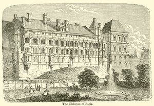 Das Schloss von Blois (Gravur) von French School
