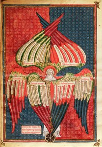 Der Cherub, Nr. 6, aus einem Manuskript zu heiligen Zahlen
