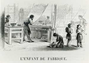 Das Kind der Fabrik, ca. 1842
