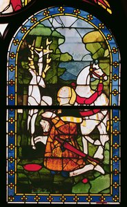 Die Bekehrung des St. Eustachius, aus der Kirche Saint-Pierre du Chatel