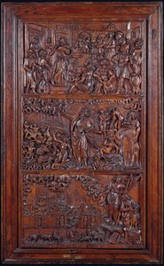 Das Credo, Tafel IV: Die Vergebung der Sünden, Ezechiels Vision der trockenen Knochen und Johannes