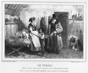 Das Zahlungsdatum, ca. 1840 von French School