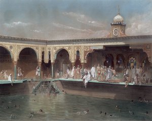Die Deligny-Bäder, Paris, 1842