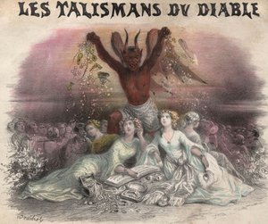 Die Talismane des Teufels, Lied für Quadrille. Lithografie von French School