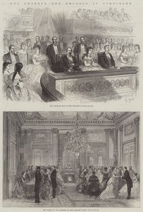 Der Kaiser und die Kaiserin in Compiegne von French School