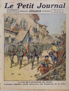 Das Ende des Fiume-Abenteuers, aus Le Petit Journal, 9. Januar 1921