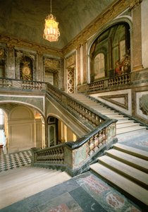 Die Treppe der Königin (Escalier de la Reine), 1680 von French School