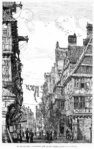 Die Frankfurter Judengasse, ca. 1860-70