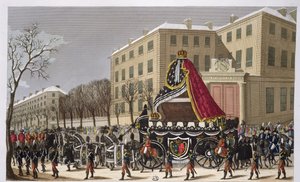 Der Trauerzug von Ludwig XVI. (1754-93) und Marie-Antoinette (1755-93), 21. Januar 1815