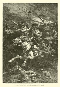 Die Hunnen in der Schlacht von Chalons von French School