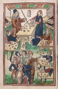 Das Juweliergeschäft, 1491 von French School