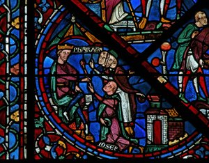 Das Joseph-Fenster: Joseph erklärt den Traum des Pharaos