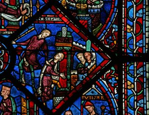 Das Joseph-Fenster: Er wird ins Gefängnis geworfen von French School