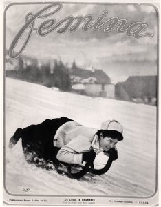 Die Rodelbahn in Chamonix, aus Femina von French School