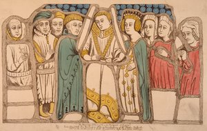 Die Hochzeit von Heinrich VI. von England und Margarete von Anjou, 1445, 1793 von French School