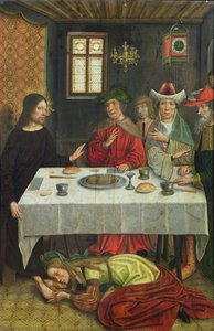Das Mahl im Haus des Simon, des Pharisäers von French School