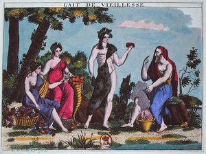 Die Milch des Alters, ca. 1830 von French School