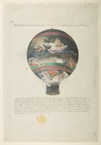 Der Montgolfier-Ballon mit 