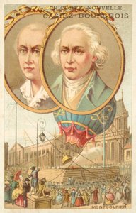 Die Brüder Montgolfier von French School