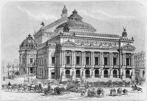 Die Oper während der Belagerung von Paris, 1871 von French School