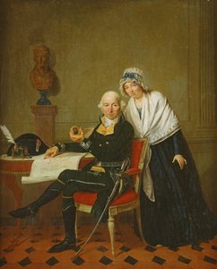 Die Eltern von Jean Andoche Junot (1771-1813), Herzog von Abrantes, vor 1806