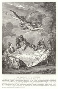 Die Teilung Polens, 1772 von French School