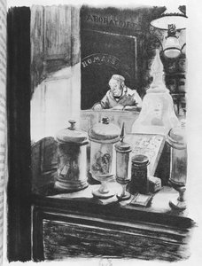 Der Apotheker Homais, Illustration aus 