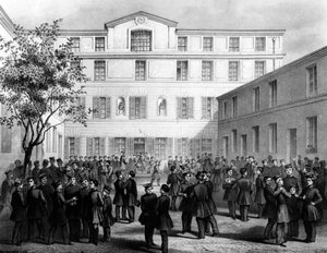 Die polnische Schule im Boulevard Batignolles, Paris, ca. 1850