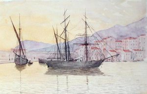 Der Hafen von Menton von French School