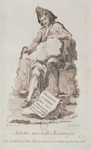 Der Druckverkäufer, aus Petits Métiers de Paris von French School