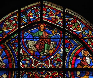 Das Fenster des verlorenen Sohnes: Christus - Majestas Domini