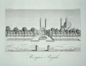 Die königliche Moschee in Isfahan, aus 