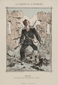 Die Soldaten der Republik. Matrosen: die Apostel der Zwangsenteignung von French School