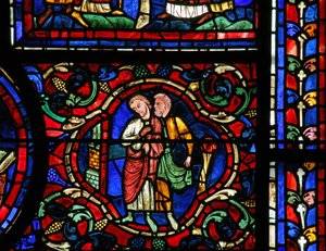 Das St. Martin Fenster: Dekorativ von French School