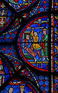 Das St. Thomas Fenster: An einen Gefängniswärter übergeben