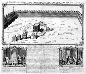 Der Tempel von Mekka, mit einer Beschreibung der Zeremonien der Muslime von French School