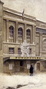 Das Theater des Funambules, Paris, frühes 20. Jahrhundert von French School