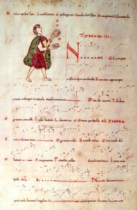 Der dritte Modus, aus einem Tonar in aquitanischer Notation