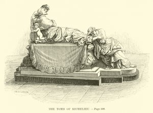 Das Grab von Richelieu von French School