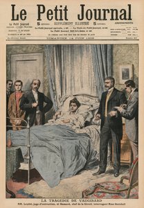 Die Tragödie von Vaugirard, Verhör von Marguerite Steinheil, Titelillustration aus 