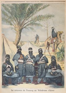 Die Tuareg-Karawane im Wintervelodrom, Illustration aus Le Petit Journal, 4. Juni 1894